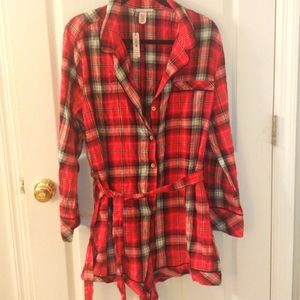 Victoria's Secret sleep romper.